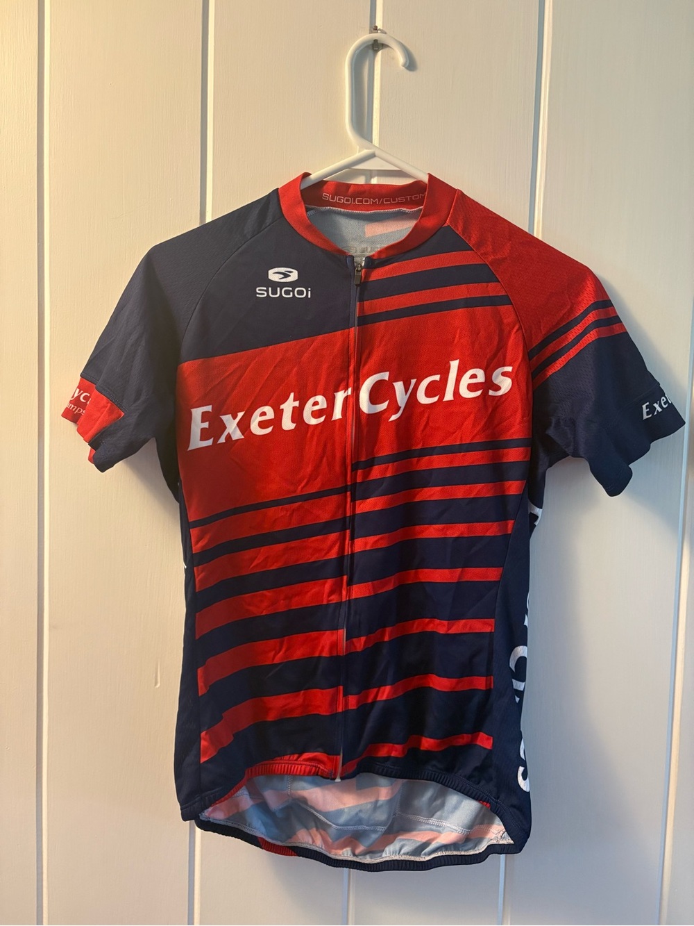 SUGOi Red & Navy ExeterCycles Cycling Jersey